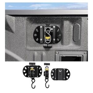 For 2015-2026 Ford F150 Retractable Ratchet Straps Retractable Tie Down Straps